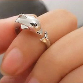 Jumping Dolphin Ring