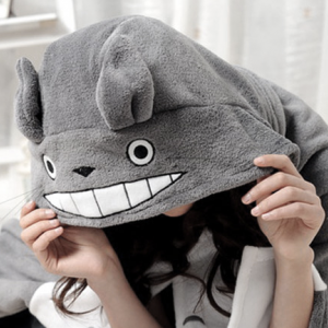 Cute Grey Totoro Cape