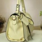 perfect dimensional bow handbag whi..