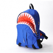 Blue shark backpack