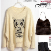 Twinking Owl Sweater