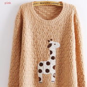 Lovely dots giraffe sweater 