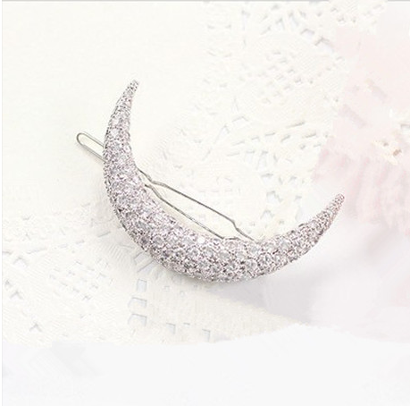 Moon hairpin hair jewelry