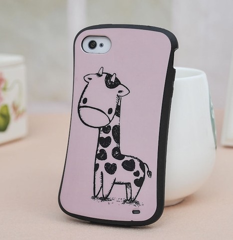 Cartoon Giraffe Case For Iphone 4/4s